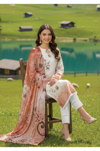 3pc unstitched summer lawn collection 2026